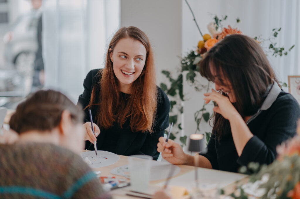 Brush & Bloom, Aquarell Workshop, Neuss, Atelier 2